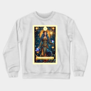 This is A beautiful design of The Magician Card From the Light Mermaid Tarot Deck. Crewneck Sweatshirt